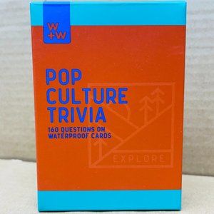 NWOT Pop Culture Trivia Game, Waterproof Cards, 160 Questions, By W+W